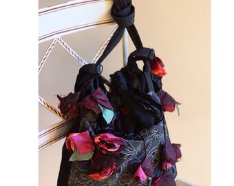 Beautiful floral shoulder bag