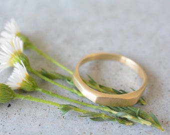 14k gold solid ring, 14k gold wedding band, gold wedding band set, wedding ring, geometric ring, geometric gold ring, 14k gold band ring
