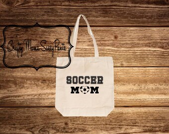 Soccer Mom Tote Bag ~ Library bag ~ Library tote ~ Soccer Mom book bag ~ Soccer Mom Library tote ~