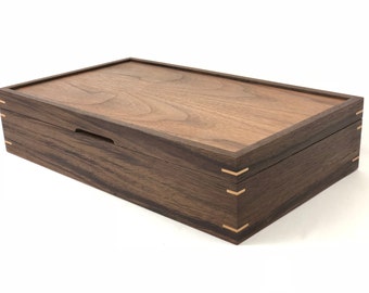 Custom Walnut Tea Box