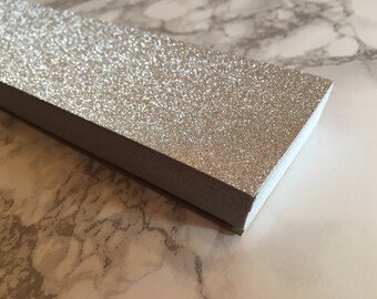 Glitter Belly Bands, Silver Glitter Belly Band, Gold Glitter Belly Band, Rose Gold Belly Bands, Belly Band, Wedding Invitation Belly Bands