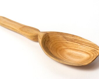 Scoop - Hand Carved Wooden Spoon - Kitchen Utensil - Serving Spoon - Cookware - Kitchenware - Measuring Spoon - Farmhouse