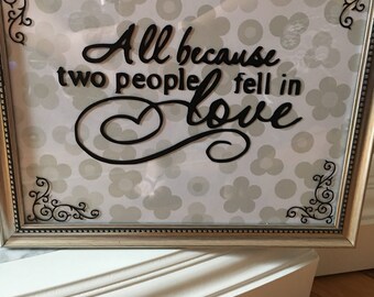 All because two people fellin love picture