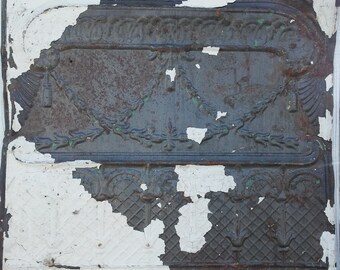 24"x24" Rustic Antique Ceiling Tin