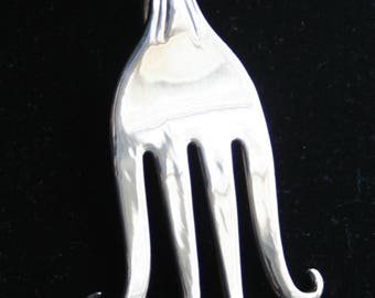 Fork Pendant Curled
