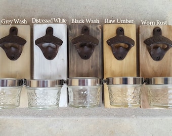 Mounted Bottle Opener / Beer Gift / Wall Mounted Bottle Opener / Reclaimed Wood / Bottle Opener / Beer Gifts / Groomsmen Gift