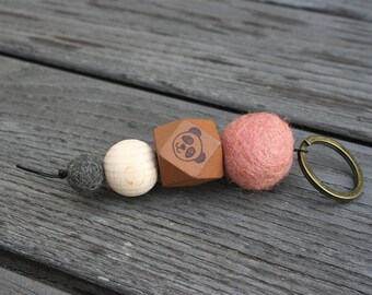 Keychain with motive