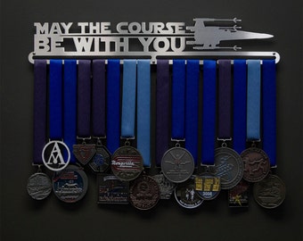 May The Course Be With You - Allied Medal Hanger Holder Display Rack