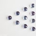 6mm Alexandrite rose faceted cabochon. round alexandrite. color changing gem. indigo blue violet. rose faceted lab grown alexandrite