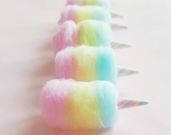 Cotton Candy Charm Rainbow Cotton Candy Jewelry Carnival Cotton Candy Bracelet Kawaii Jewelry
