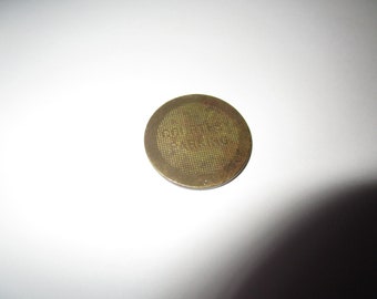 Antique Courtesy Parking Token