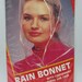 Vintage Rain Bonnet, Color Covers, 1990, Pink and Clear Rain Bonnet
