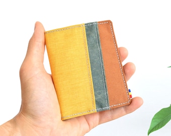 Minimalist wallet, Bifold wallet, Vegan wallet, Mens wallet, Womens wallet, Mens bifold wallet, Slim wallet, Slim vegan wallet