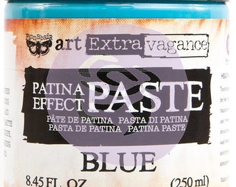 Prima Finnabair PATINA EFFECT Paste Art Extravagance BLUE 8.45 Fl. oz. / 250 ml 964740