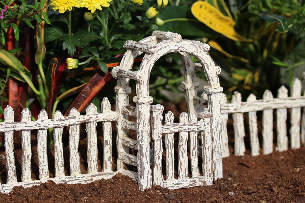 Fairy Garden Gate Miniature Arbor Local