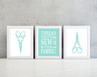 Sewing Room Art Print - Sewing Room Sign - Sewing Room Wall Decor - Sewing Room Decor - Sewing Room Ideas - Sewing Room Art - NS-761