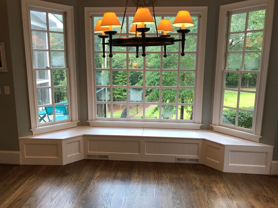 Banquette Bench for a Bay Window kitchen seating shaped