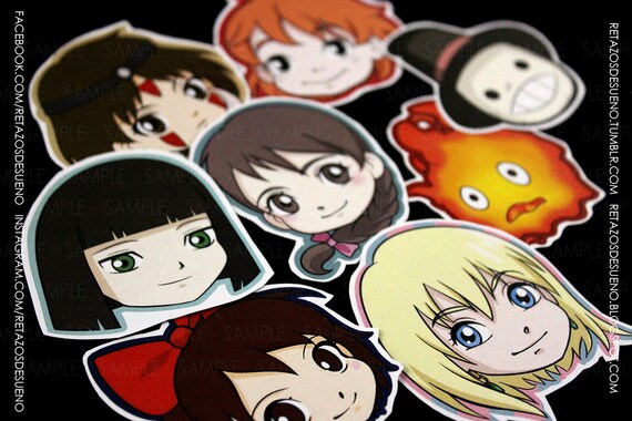 Studio Ghibli Stickers