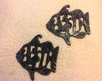 Cast iron wall deco