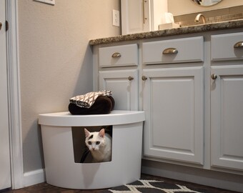 Kitangle Corner Kitty Litter Box