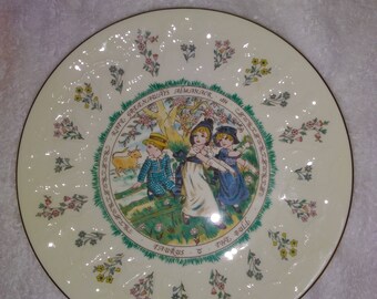 Kate Greenaway Taurus plate