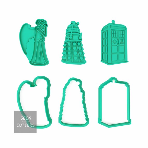 Doctor Who Collection Set Cookie Cutter - *Dishwasher safe option* - 3D Printed
