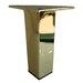 Square Metal Furniture legs, Brass Brushed Brass Brushed Satin Chrome Finish, 5 "H, 4pc, DIY Made Affordable and Easy!