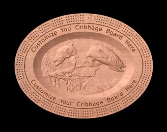 Custom Personalized Cribbage Board