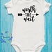 Adoption Worth the Wait baby boy onesie, custom