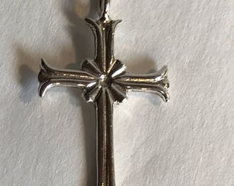 Solid Sterling Silver Celtic Cross Pendant