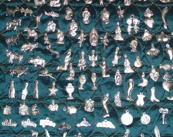 MIlagros 100 Assorted Silver Tone Mexican Milagros Charms Milagro ExVotos Wholesale