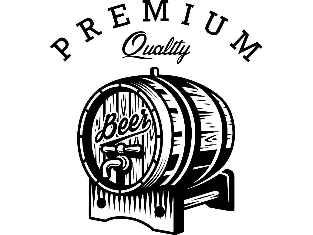 Beer Logo #12 Barrel Premium Quality Pub Bar Tavern Bartender Brew ...
