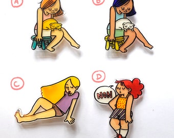 Pins made by hand (large)