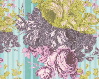1/2 yd Rose Water Stepping Stone by Tina Givens for Free Spirit Fabrics PWTG187.LIMEX