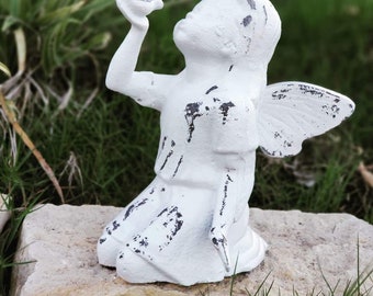Fairy, Fairies, Fairy Garden, Fairy Decor, Fairy Figurine, Fairy Statue, Garden Fairy Decor, Garden Statue, Fairy Doll, Cast Iron Fairy