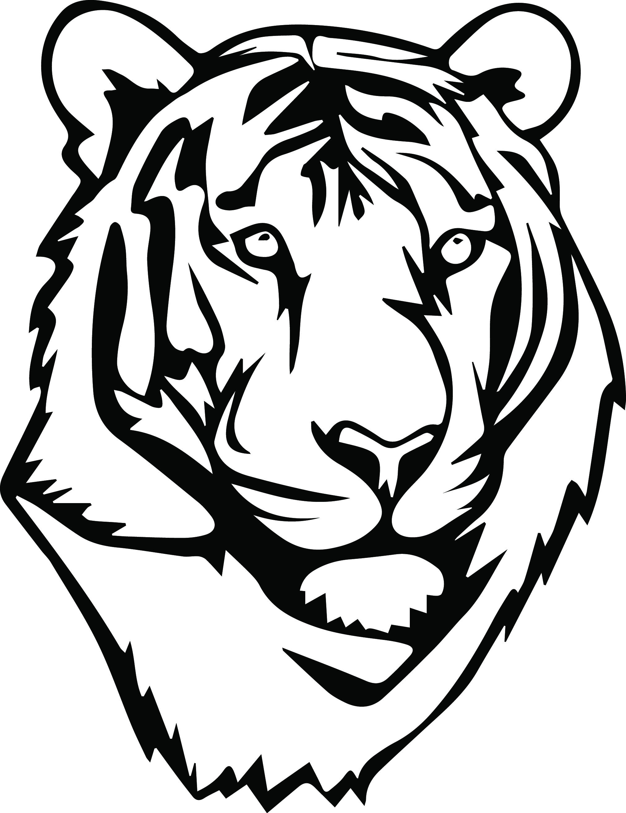 Download Tiger Svg Files Silhouettes Dxf Files Cutting files Cricut
