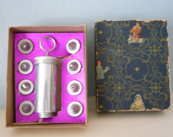 Vintage Cake Decorating Set by Mirro with Original Instructions and Eight Design Tips