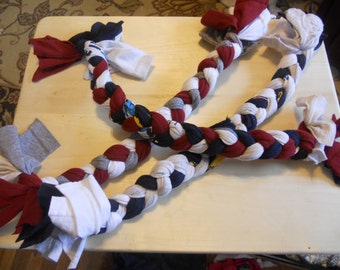 Recycled T-Shirt Dog Rope Toy Large