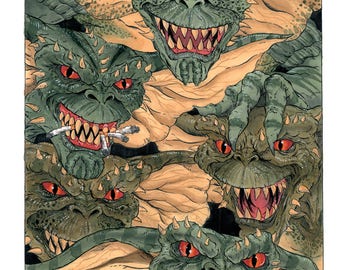 Print of my Gremlins drawing 11x14
