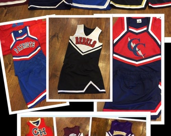 Customized Cheerleading Uniform ~ Youth and Adult Sizes ~ Can do any school or team. READ ITEM DETAILS for more info.