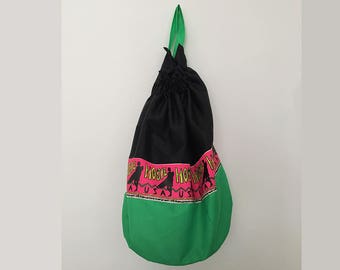 Vintage backpack / sports bag / surfer bag / beach backpack / beach bag / 90s backpack / bucket bag