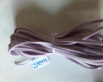 4metres of light purple suede cord