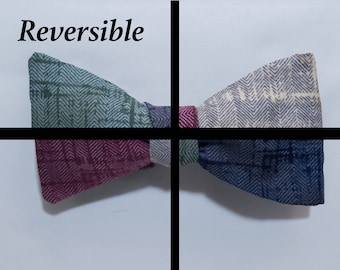 4 Sided reversible Self-tie Bow Tie