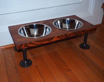 Elevated Dog Feeder | Raised Dog Bowls | Cat Bowls | Dog Bowls | Handmade Dog Bowl Feeding Stand