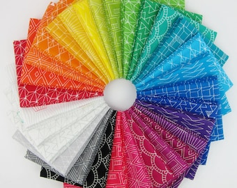 Foundation Fat Quarter Bundle by Shayla Wolf - 30 Fat Quarters - 7.5 Yards Total
