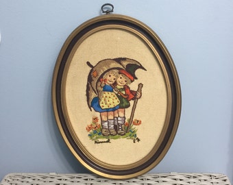 Hummel Embroidered Wall Hangings Set of 3