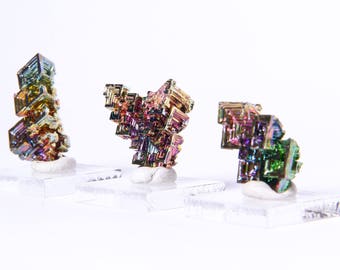 Bismuth Crystal - Mineral Specimen, Teaching Tools, Geology Fun