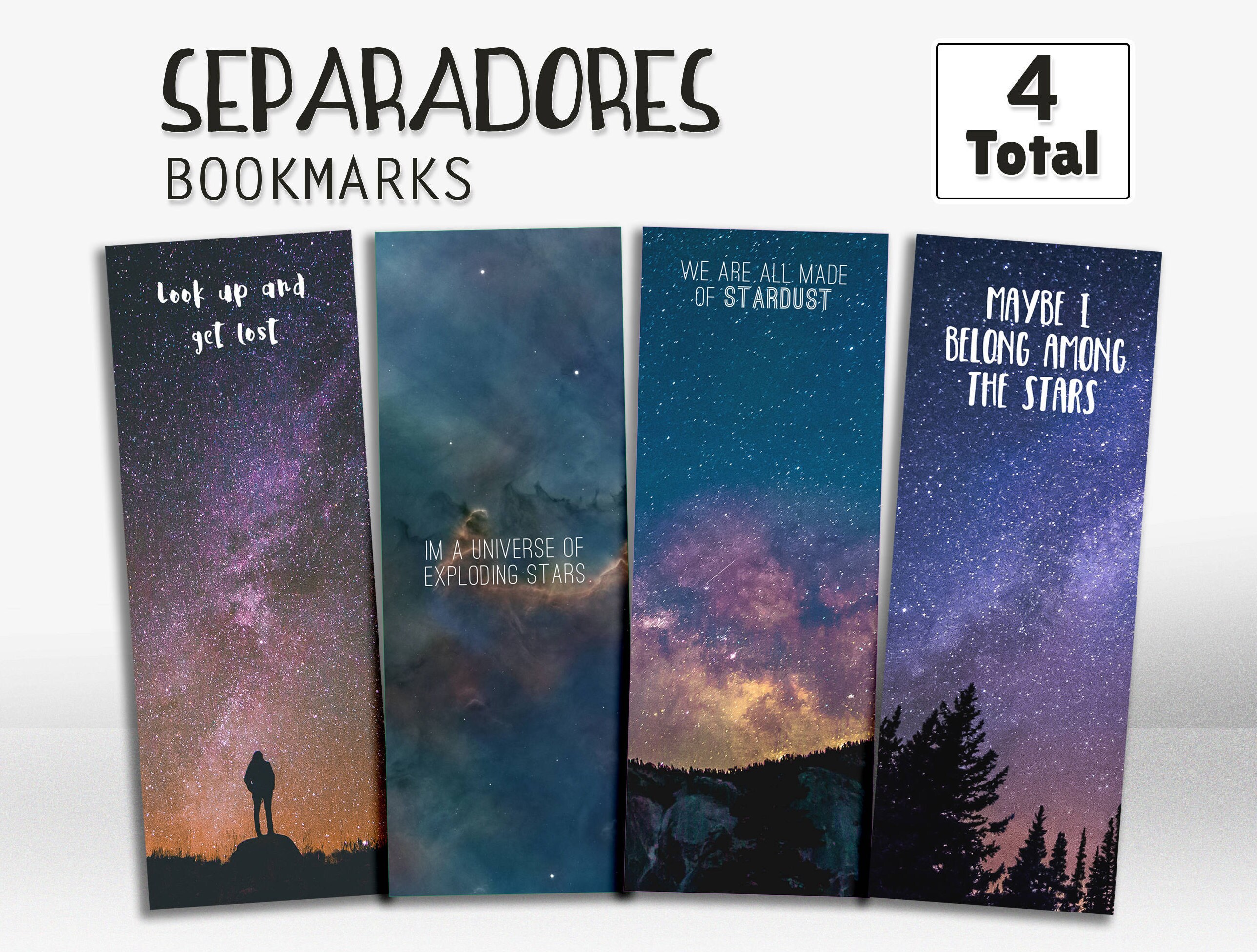 star bookmarks galaxy bookmarks bookmark with stars