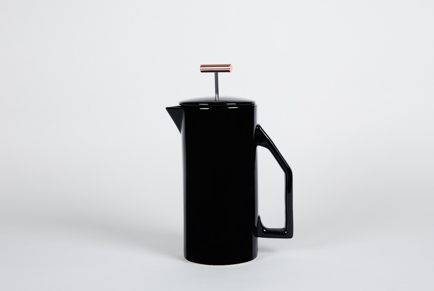 850 mL Ceramic French Press Black