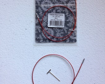 ChiaoGoo TWIST **MINI** Interchangeable Cables - Sizes to Make 16 inch - 47 Inch Circulars